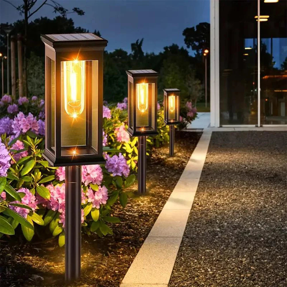 Luces Solares de Camino para Jardín Impermeables IP65, Pack de 1 a 6