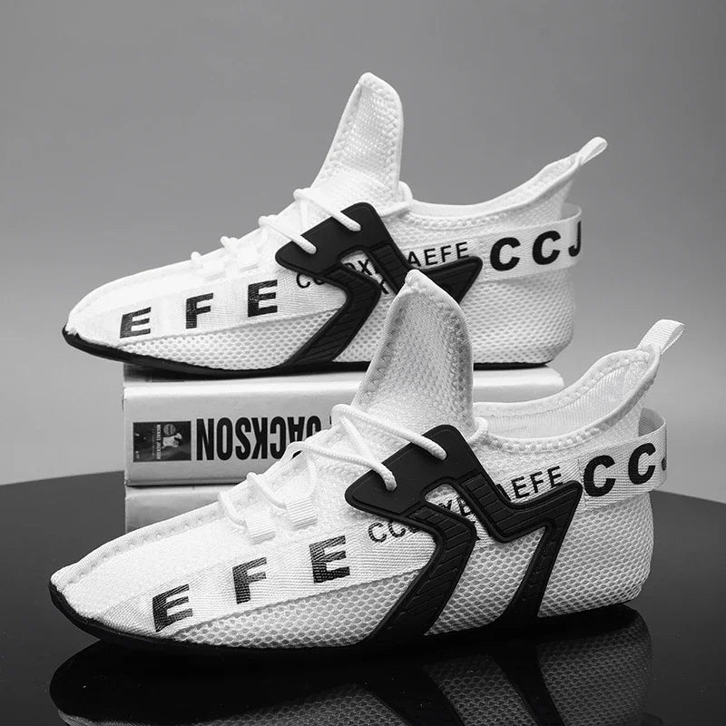 YRZL Mocasines Zapatos Hombres Casual Malla Transpirable Antideslizante Al Aire Libre Cómodo Interior Zapatos de Gimnasio Zapatos de Gran Tamaño para Hombres