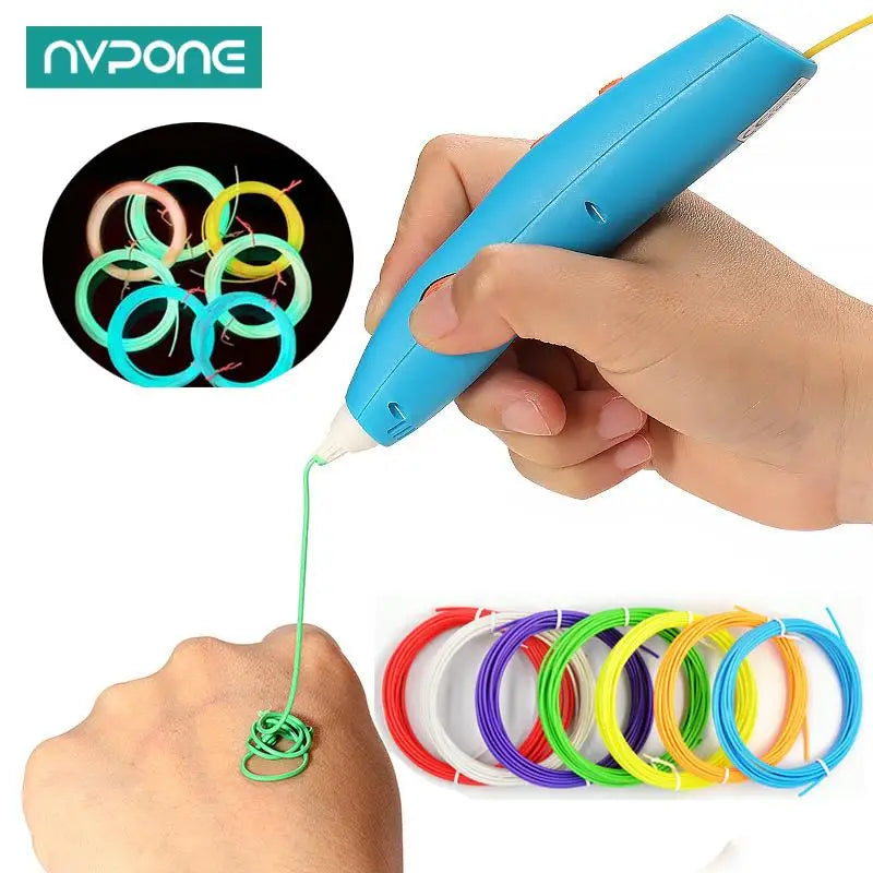 Filamento PLA Fluorescente 1.75mm para Bolígrafo 3D, 6 Colores