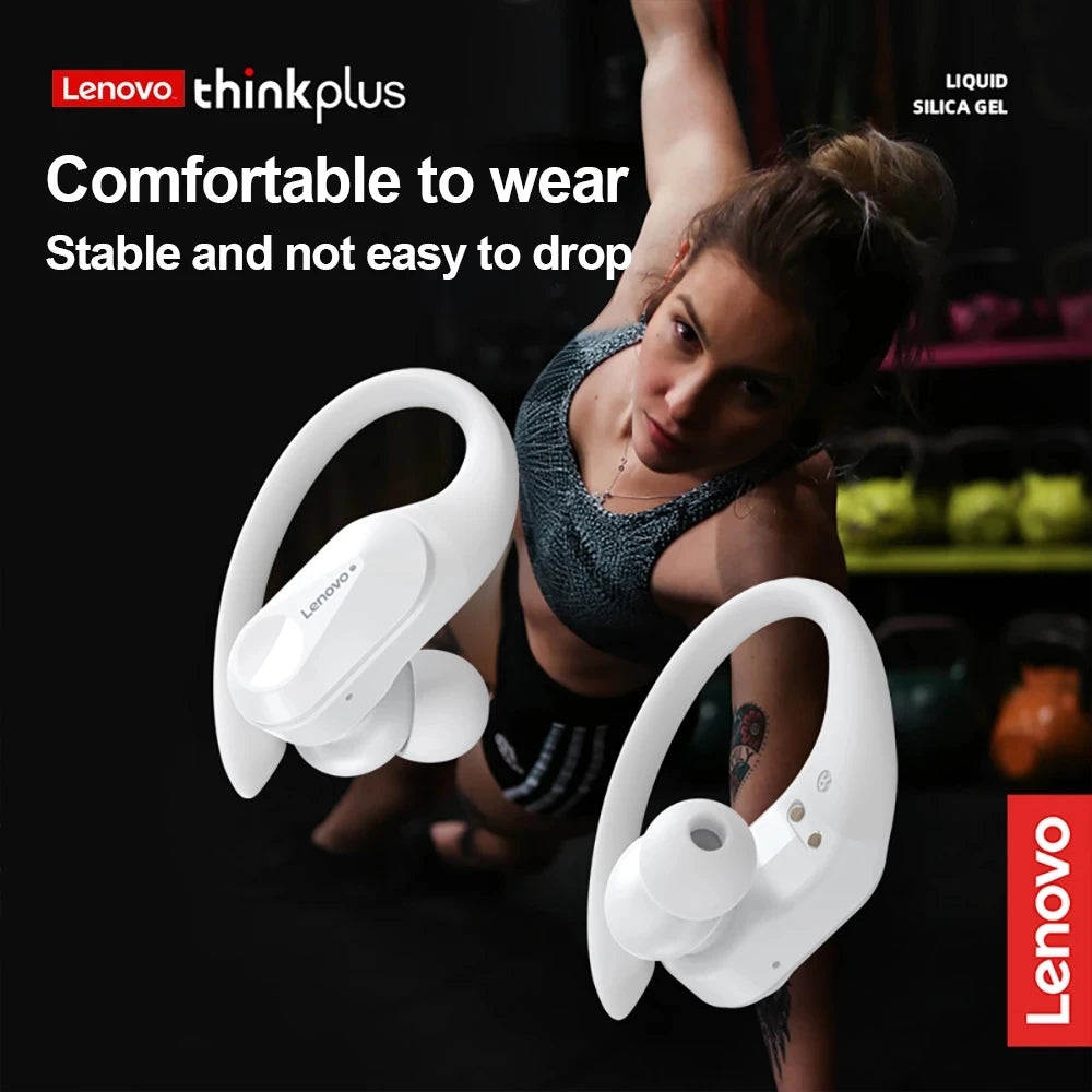Auriculares Bluetooth TWS Lenovo LP75 Deportivos con Gancho y Micrófono