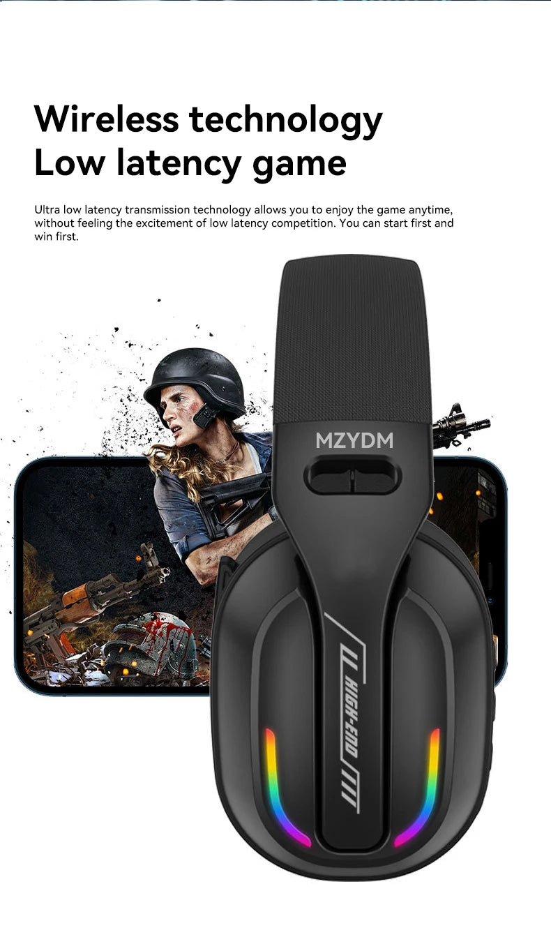 MZYDM Auriculares Intrauditivos Gaming Bluetooth 5.4