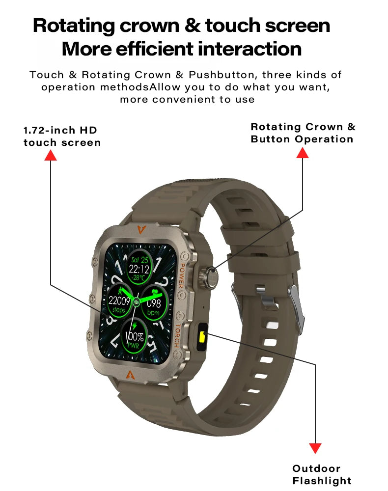 Reloj Inteligente con Monitor de Actividad Física y Bluetooth