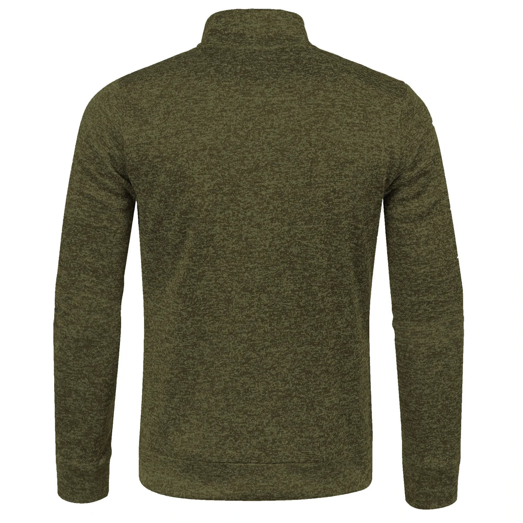 Otoño e Invierno, nuevo suéter largo con cremallera y mangas de bloque de Color para hombre, suéter fino de felpa, chaqueta informal ajustada, abrigo cómodo