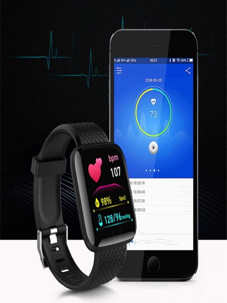 Pulsera Deportiva D13 y 116Plus con Seguimiento de Salud y Notificaciones