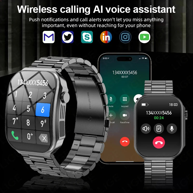 Reloj Inteligente LIGE Pantalla Curva 3D 2.2 Pulgadas