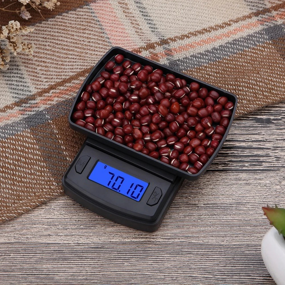 Báscula Digital de Precisión 500g LCD Portátil