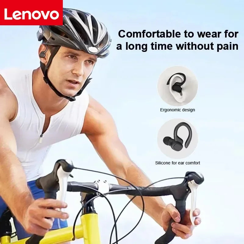 Lenovo Auriculares Bluetooth 5.3 Deportivos Batería Larga