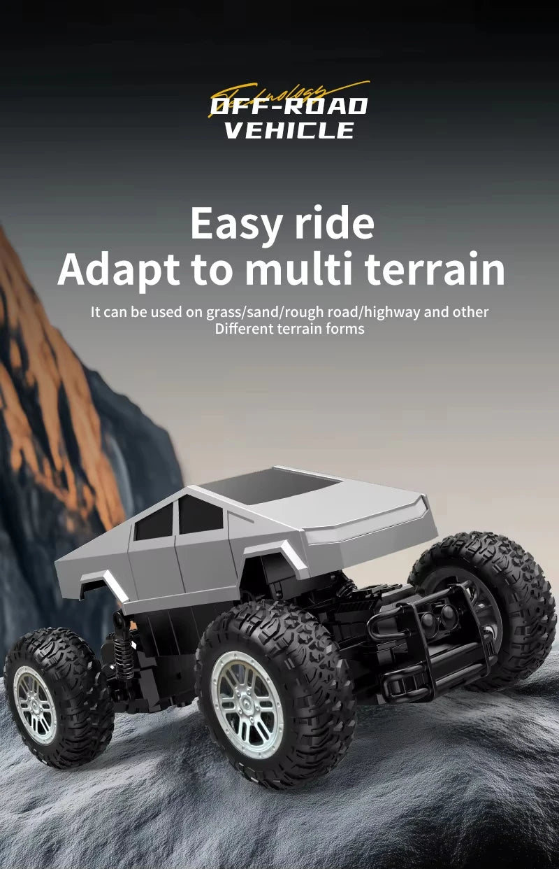 Camión RC Anfibio 4WD 1:16 con Giros 360° y Luces LED