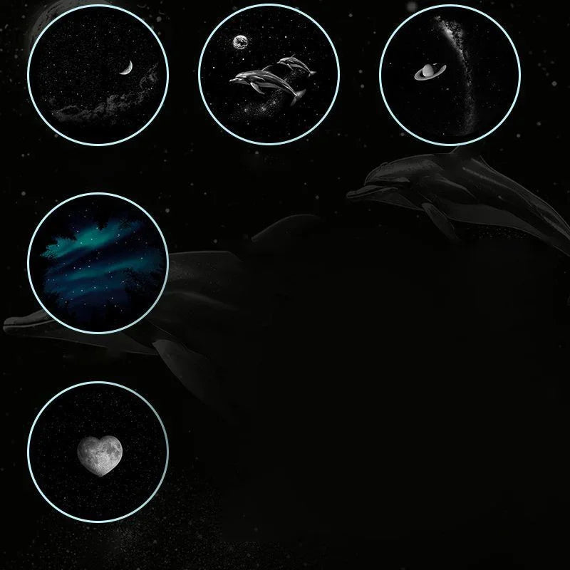 Mini proyector de estrellas Galaxy, luz nocturna dos en uno, luz ambiental para el hogar, decoración para dormitorio y coche, regalo para niños