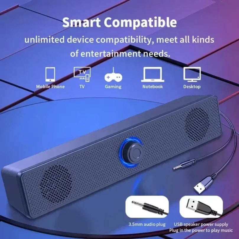 Serie K2852 sonido de cine en casa Svstem BT 3D envolvente barra de sonido larga altavoz de PC para TV barra de sonido caja Subwoofer caja de música estéreo