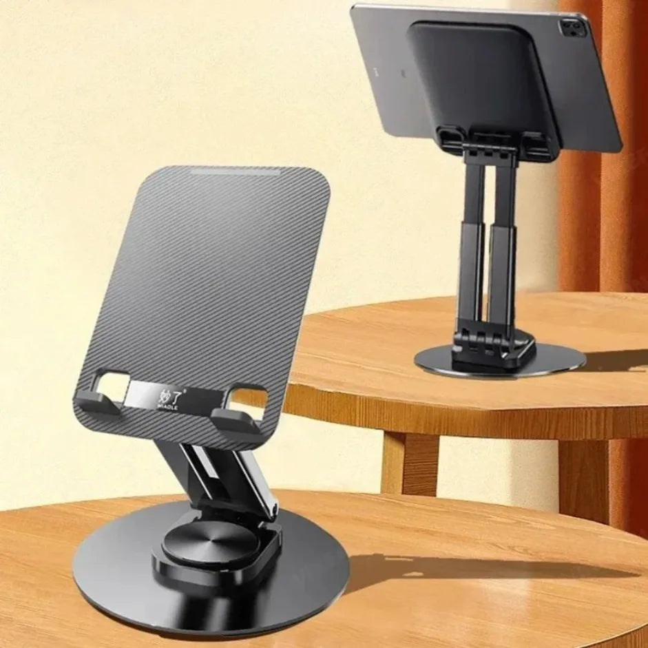 360 °   Soporte Giratorio para Teléfono, Tablet y Laptop, Antideslizante, para Escritorio, Oficina y Caminadora, Compatible con iPhone 17, 16, Samsung S26, S25