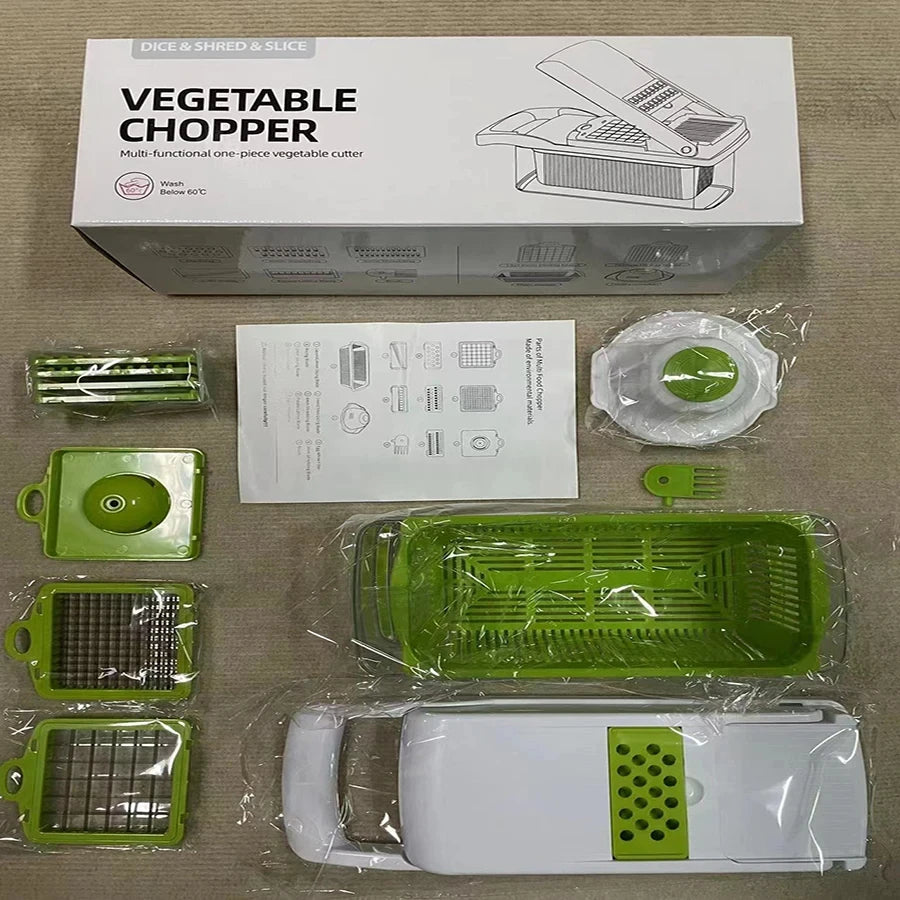Picadora de Verduras Multifuncional 15 Piezas