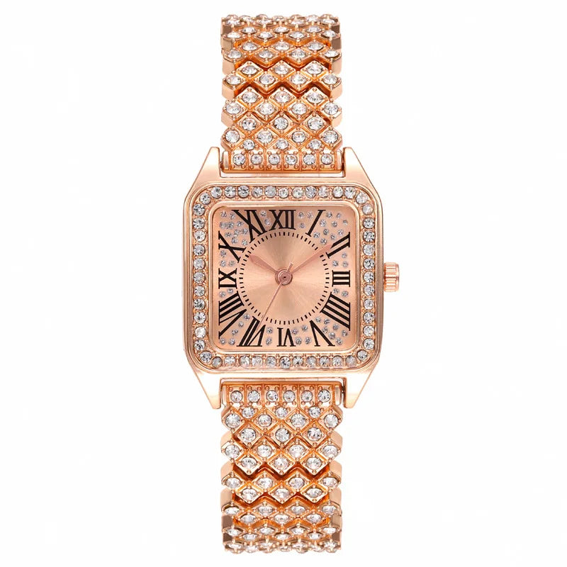 YIKAZE Reloj de Lujo con Diamantes para Mujer