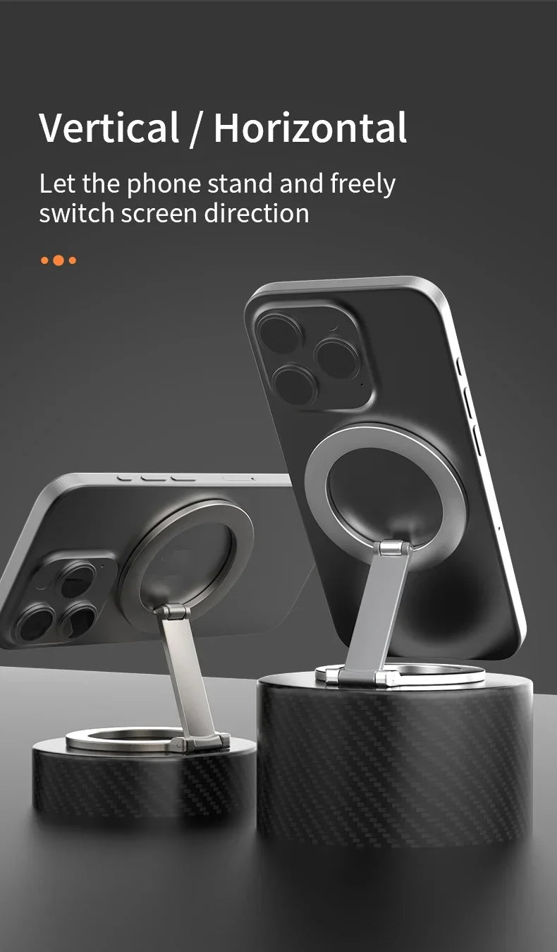 Soporte Magnético Universal Plegable de Doble Cara para Teléfono, Compatible con Magsafe, para Gimnasio, Caminadora, Auto, Soporte Plegable para Smartphone