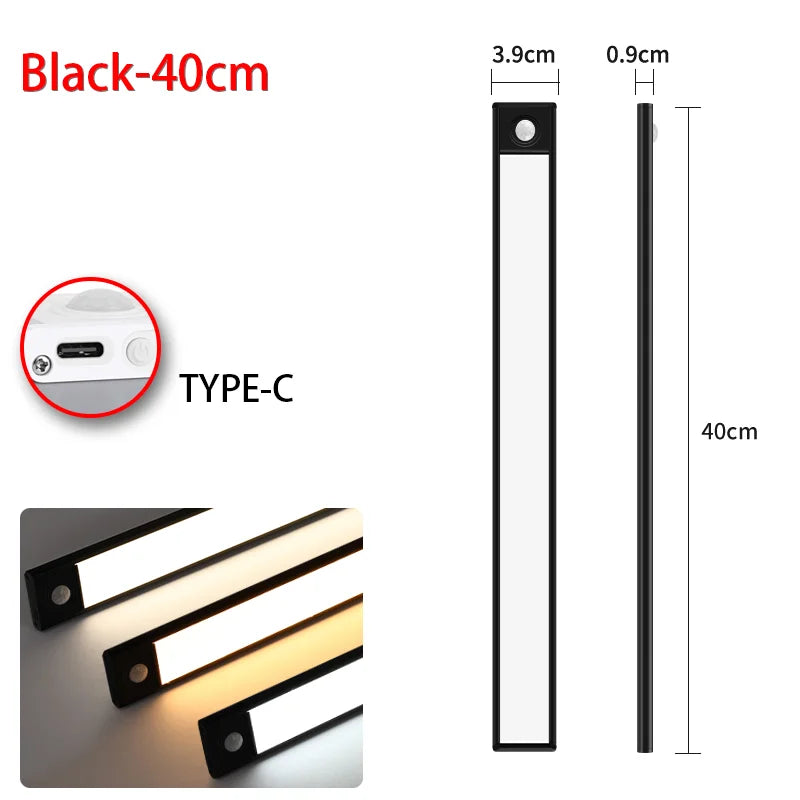 Barra de Luces LED Ultrafina con Sensor USB-C