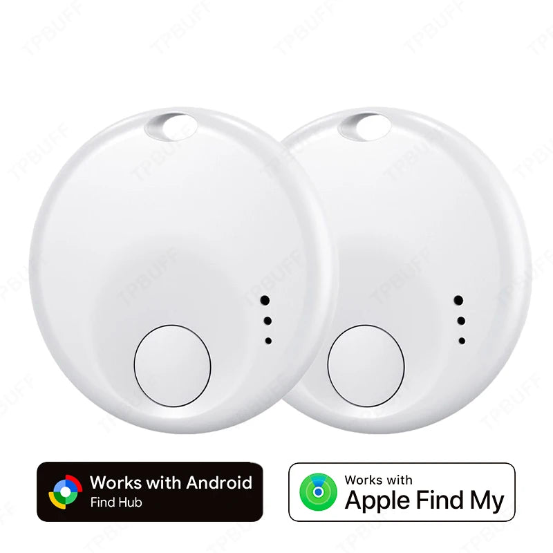 Localizador GPS de Doble Sistema Google y Apple, Rastreador de Ubicación Google Find My, Mini Dispositivo GPS para Motocicleta, Etiqueta Bluetooth Inalámbrica