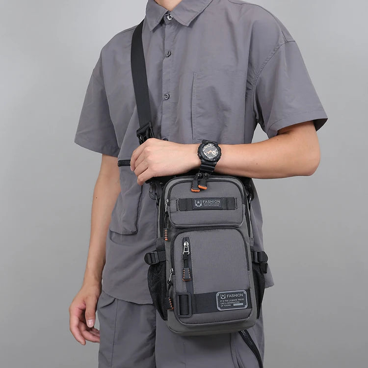 Bolso Bandolera Funcional y Moderno - Bolso de Pecho, de un Solo Hombro, Correa Ajustable, Perfecto para Viajes y Uso Diario