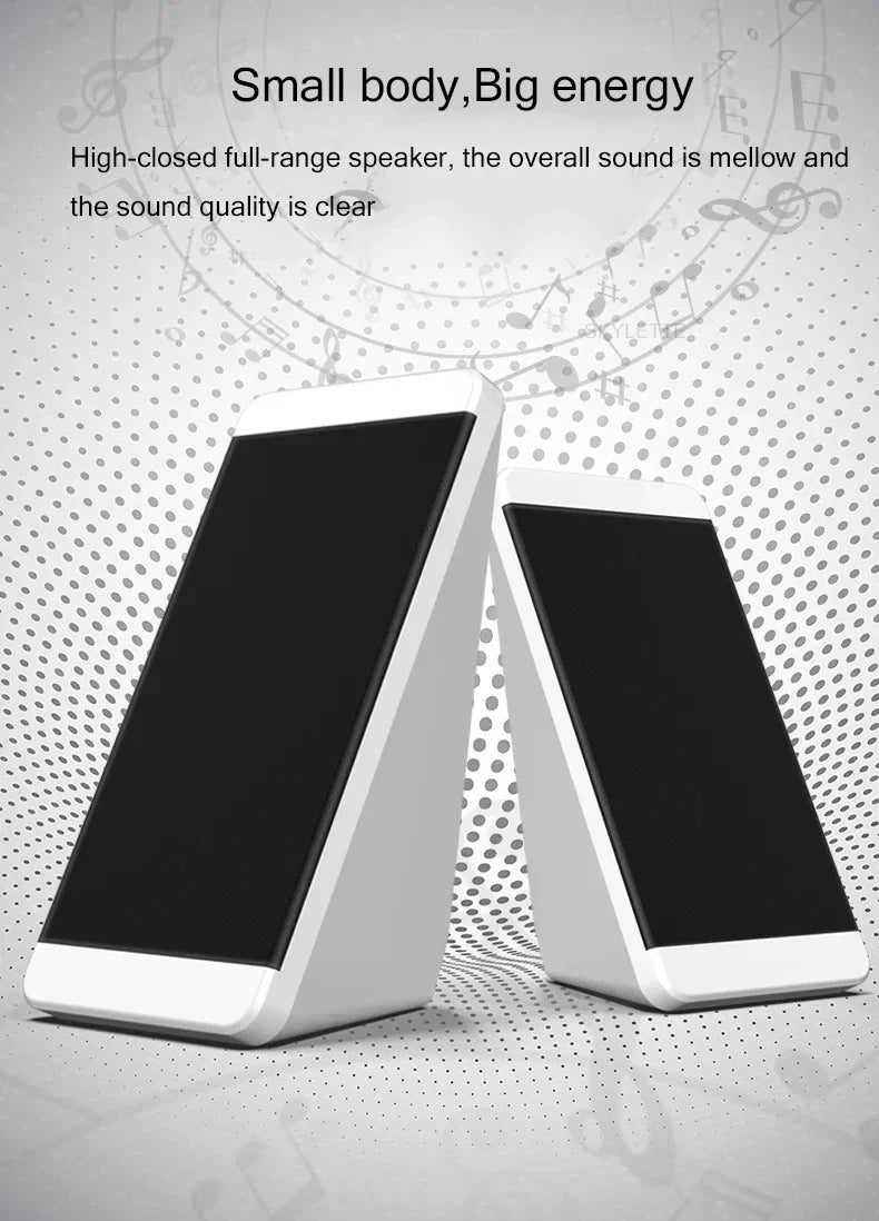 Altavoz De ordenador, caja De sonido para PC, música para ordenador portátil, Caixa De Som, sistema De Audio estéreo USB portátil, deflector acústico, Baffe alto