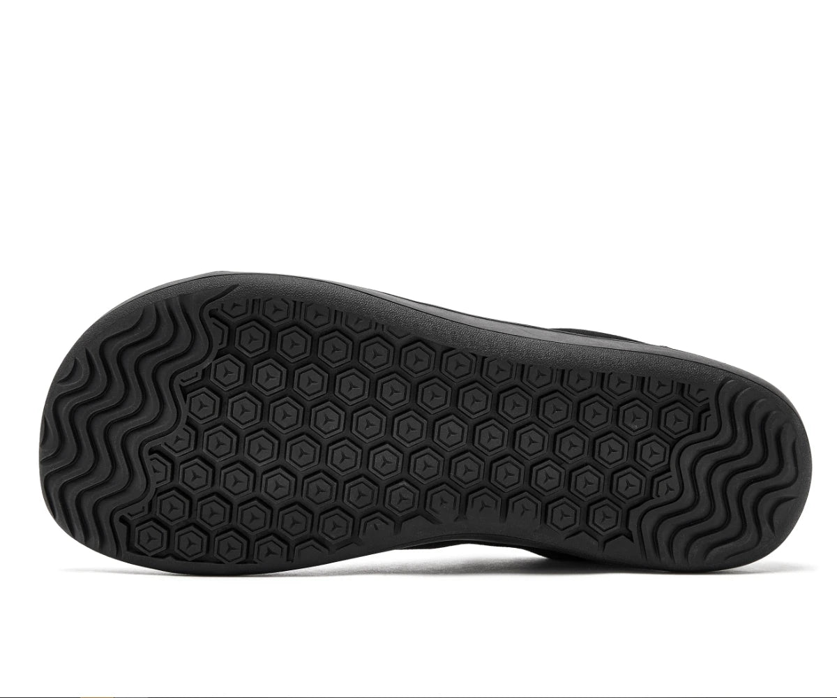 HOBIBEAR Zapatos descalzos para hombre y mujer |   Gota cero |   Zapatillas de deporte de lona informales con punta ancha, zapatos para caminar minimalistas
