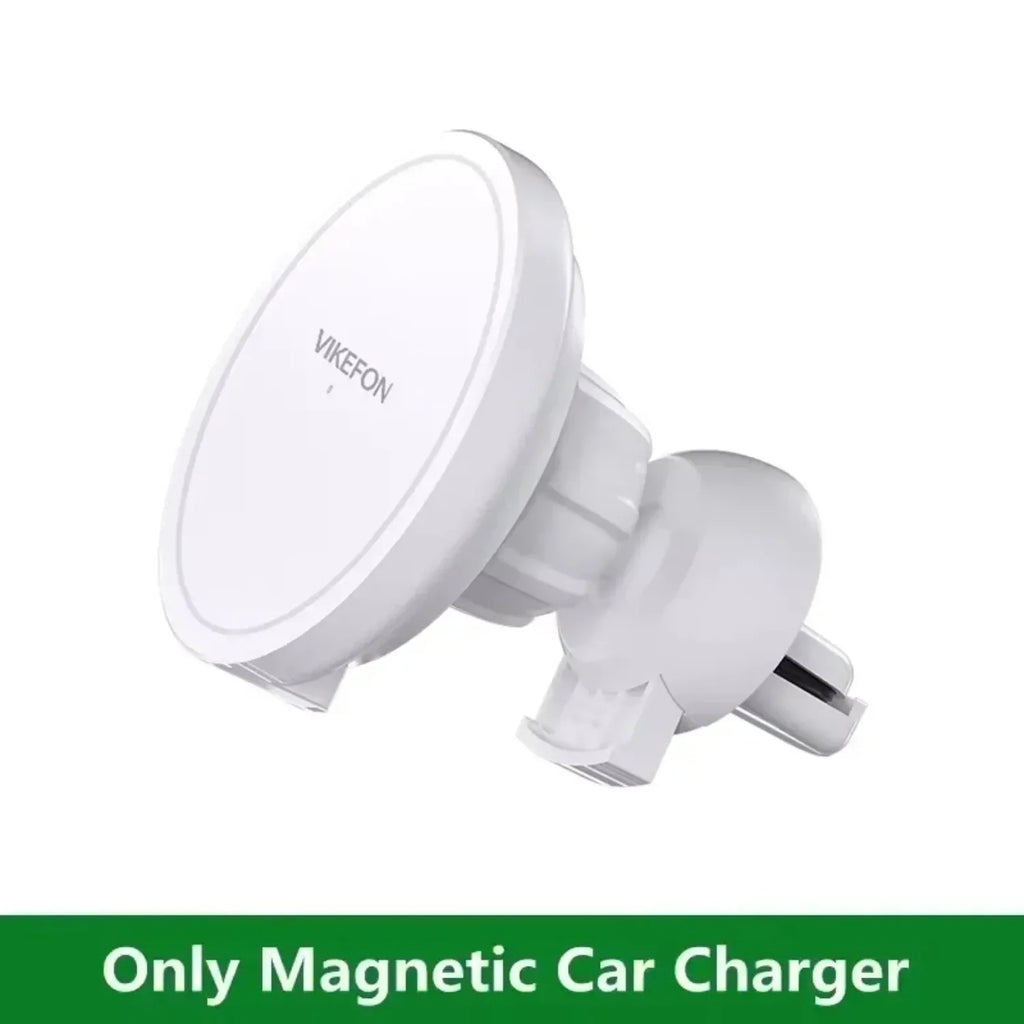 Soporte Magnético para Coche con Carga Inalámbrica Rápida de 15W, Rotación de 360° para iPhone 12 13 14 15 16 17 Pro Max