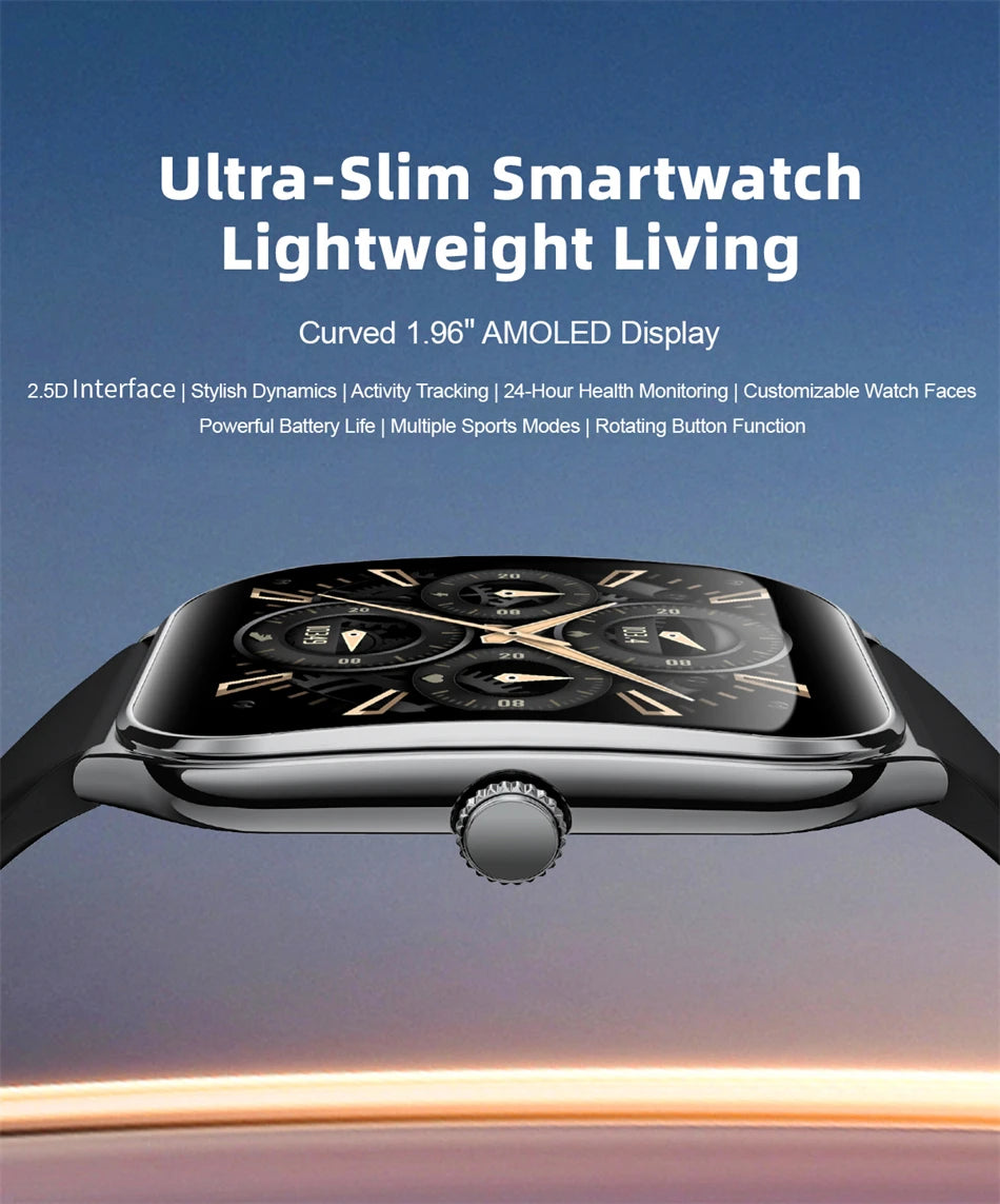 Reloj Inteligente Ultrafino AMOLED Deportivo 2026