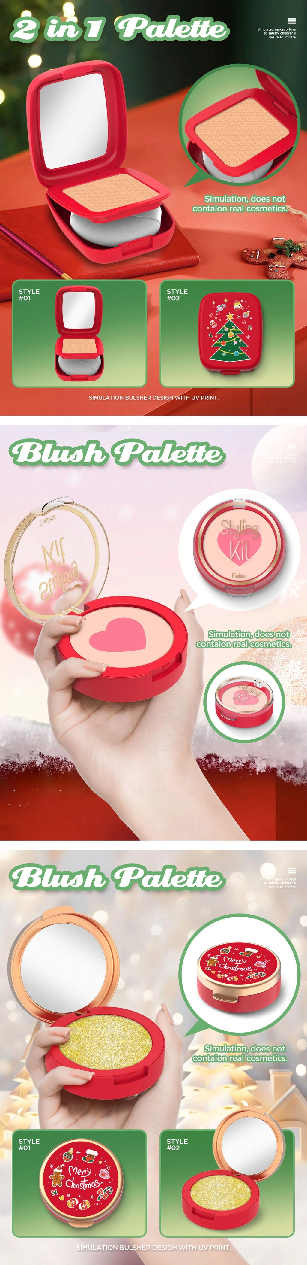 Set de Cosméticos de Juguete para Niñas Maquillaje de Imitación