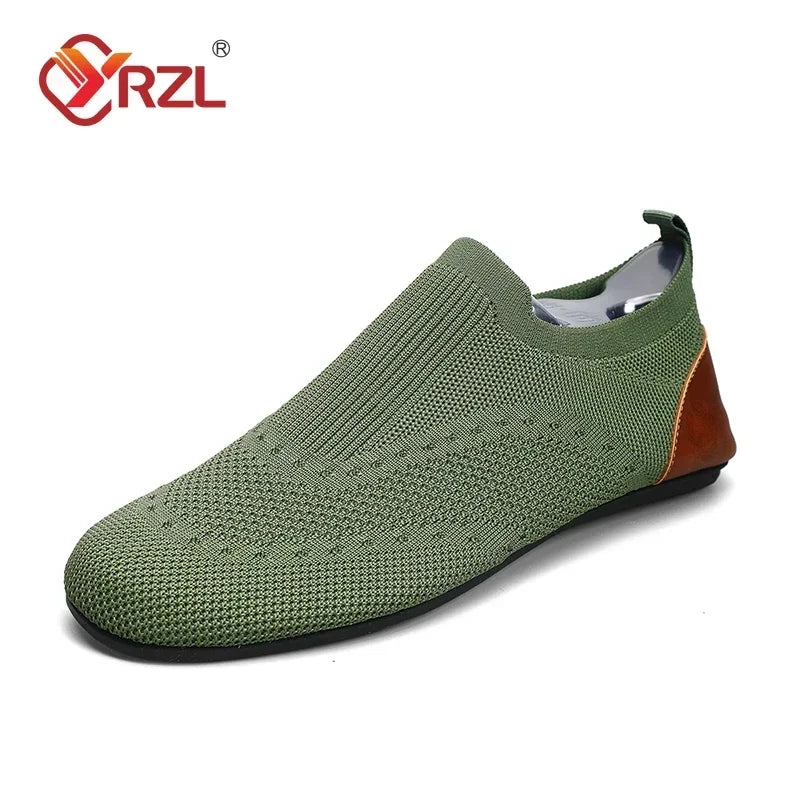 Mocasines YRZL para Hombre Planos Transpirables sin Cordones