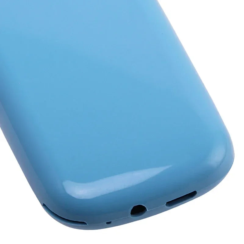 UNIWA E1803 2G precio bajo delgado GSM Mini teléfono móvil Dual SIM T9 teclado 800mAh batería Radio inalámbrica linterna teléfono para personas mayores