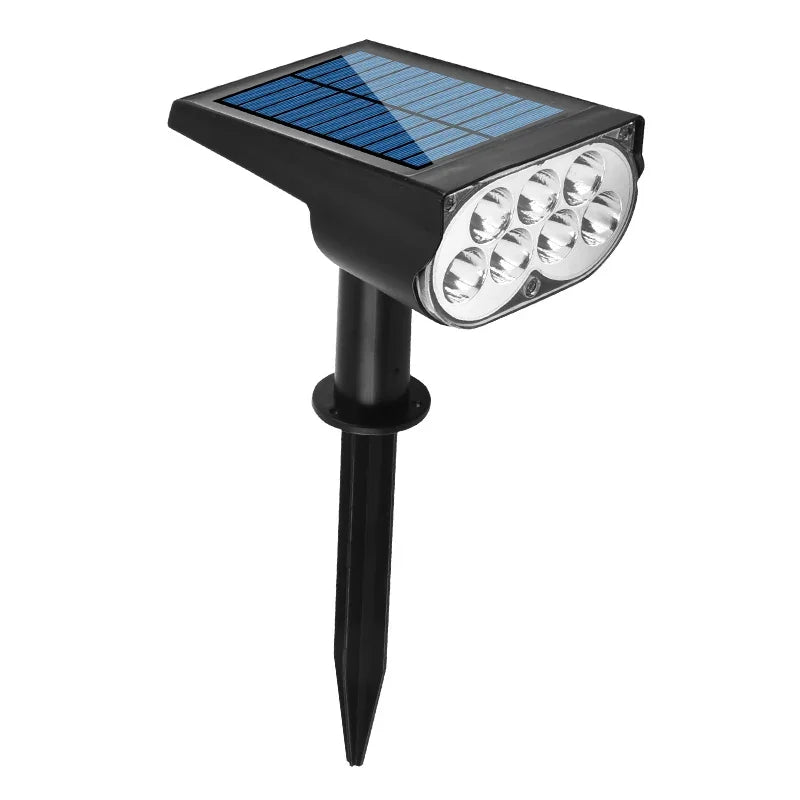 Foco Solar de 7 LED para iluminación exterior, luz de pared Solar impermeable IP65 ajustable para camino de jardín, 1-4 Uds.