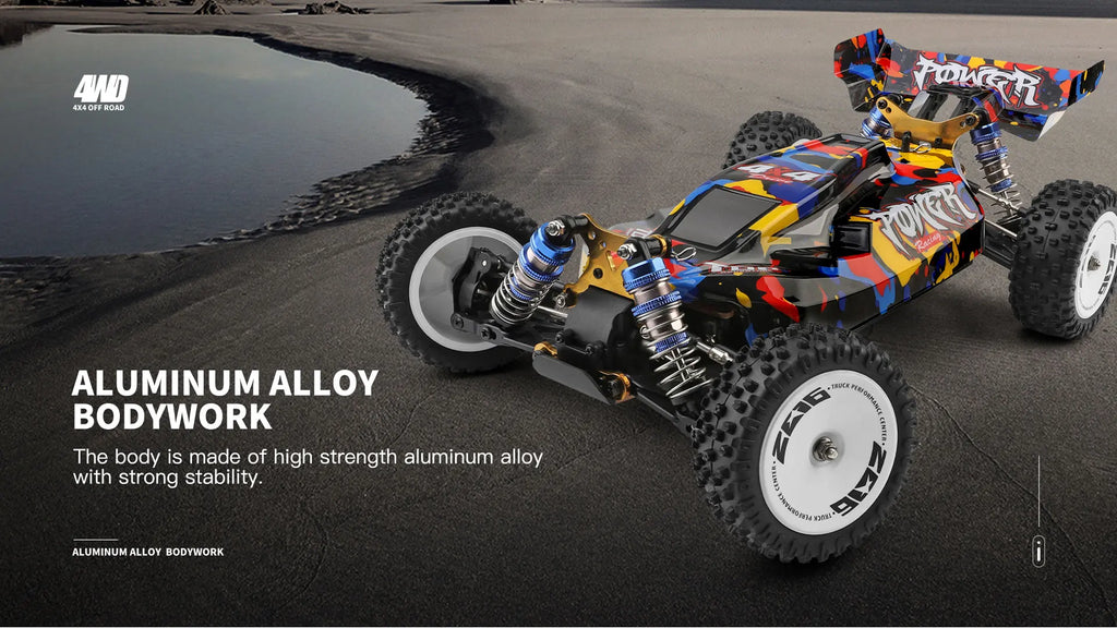 WLtoys 1/12 Autos RC 124017 124007 124016 124020 2.4G de Alta Velocidad   Coche de Carreras a Control Remoto sin Escobillas 4WD 75km/h, Juguete para Niños, Regalo