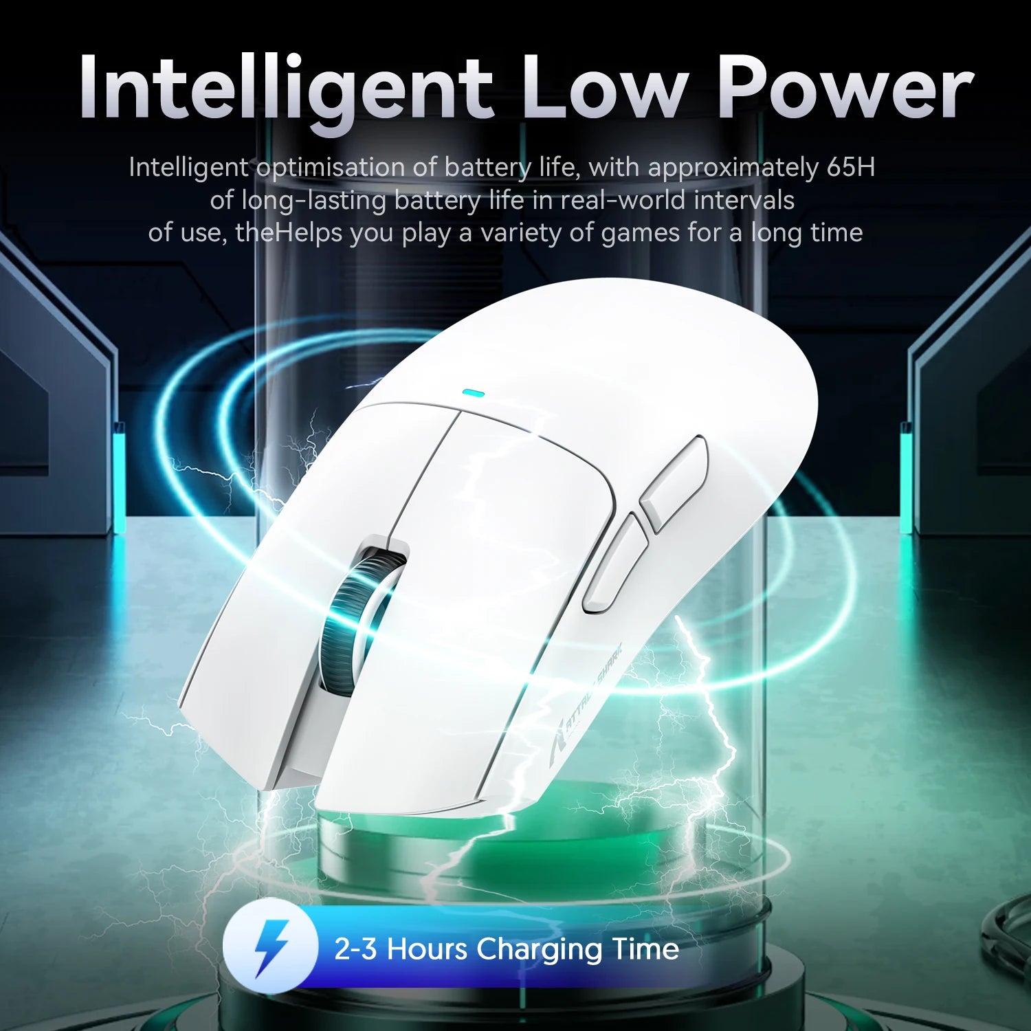 Ratón inalámbrico Bluetooth Attack Shark X11, tres modos, 2,4G, PAW3311, RGB, base de carga magnética para PC, ratón para juegos de deportes electrónicos