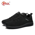 YRZL Zapatillas de deporte para hombre, zapatillas deportivas ligeras, zapatos informales transpirables de malla clásica, zapatos antideslizantes de moda para hombre