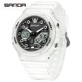 Reloj Digital SANDA 6200 para Hombre, Deportivo LED Impermeable 50M