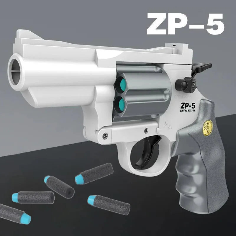 Juguete de exterior, pistola de balas de espuma EVA suave, pistola de juguete manual de espuma suave, juego de tiro deportivo, juguetes interactivos para niños y adultos, regalo.
