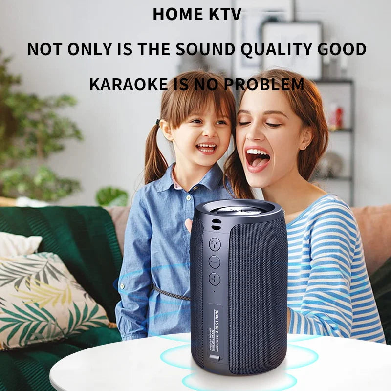 Altavoz inalámbrico Zealot-S32 para exteriores, Subwoofer portátil, resistente al agua IPX 6, emparejamiento Dual, batería de 1800mAh
