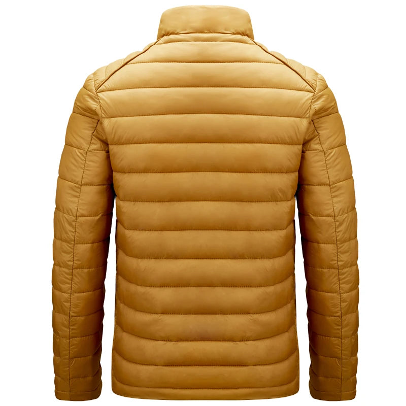 Chaqueta Acolchada con Capucha para Hombre – Abrigo de Invierno