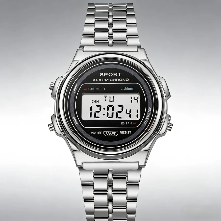 Reloj Electrónico LED Digital Multifunción Retro