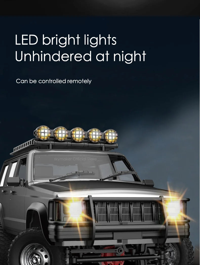 MN MN99S MN78 MN98 MN99 D90 1/12 RC coche 2,4G Control remoto 4X4 todoterreno luz LED 4WD escalada RC camión coche de juguete regalo para niño