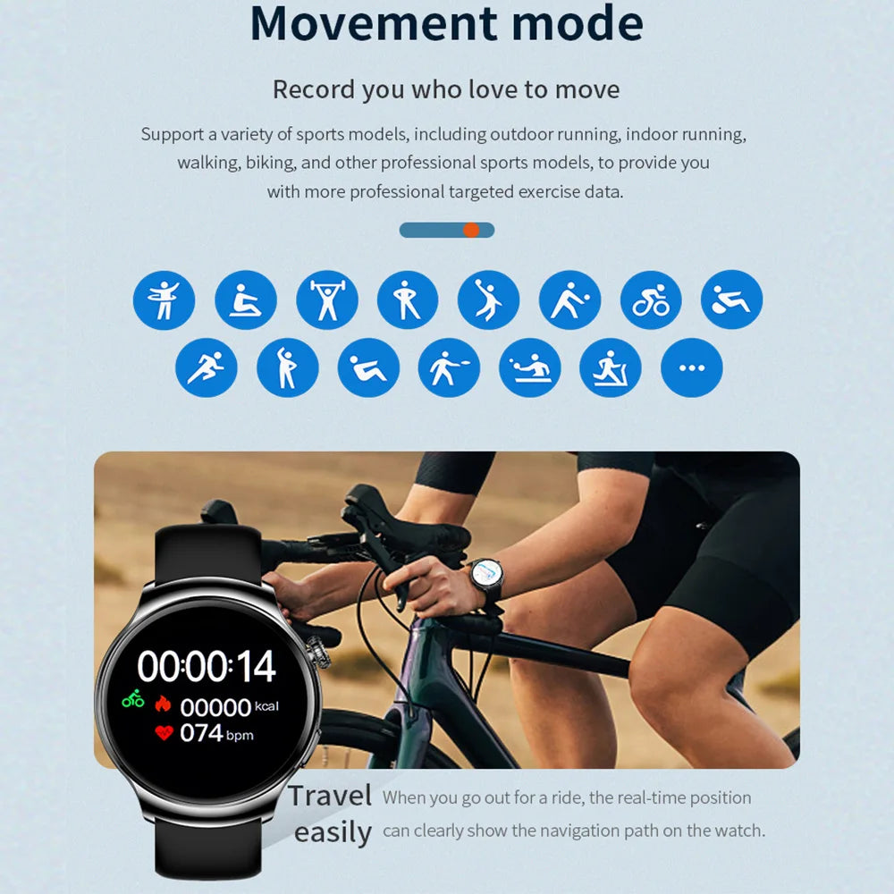 Reloj Inteligente de Negocios GPS Multifunción