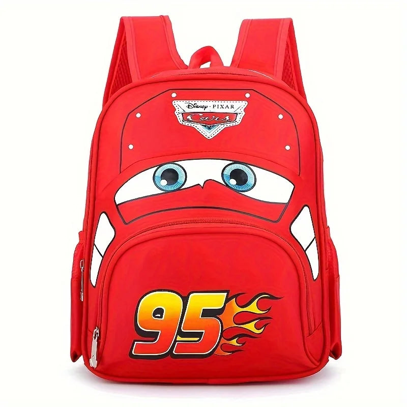 Mochila Escolar Infantil 2026, Linda Mochila de Dibujos Animados para Niños, Mochila Casual con Diseño de Auto