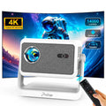 Proyector PG370Max 4K Compatible con Resolución Nativa de 1080P, 700ANSI, Proyector de Cine en Casa, Altavoz HiFi de 10W, WiFi6, Proyector Portátil para Películas