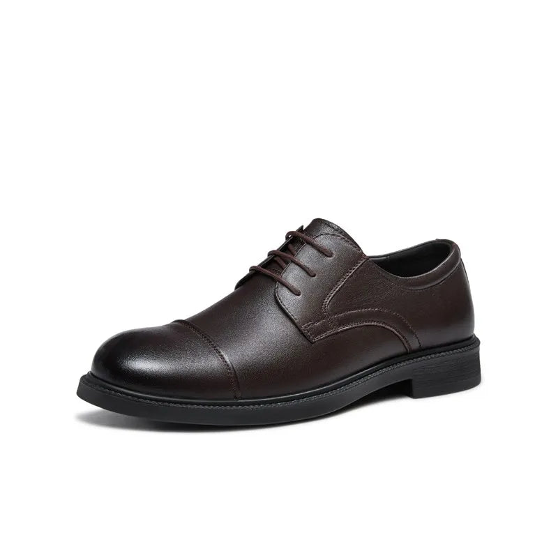 Golden Camel Zapatos informales para hombre, cómodos, antideslizantes, de cuero, con suela suave, zapatos planos para caminar, zapatos de vestir ligeros