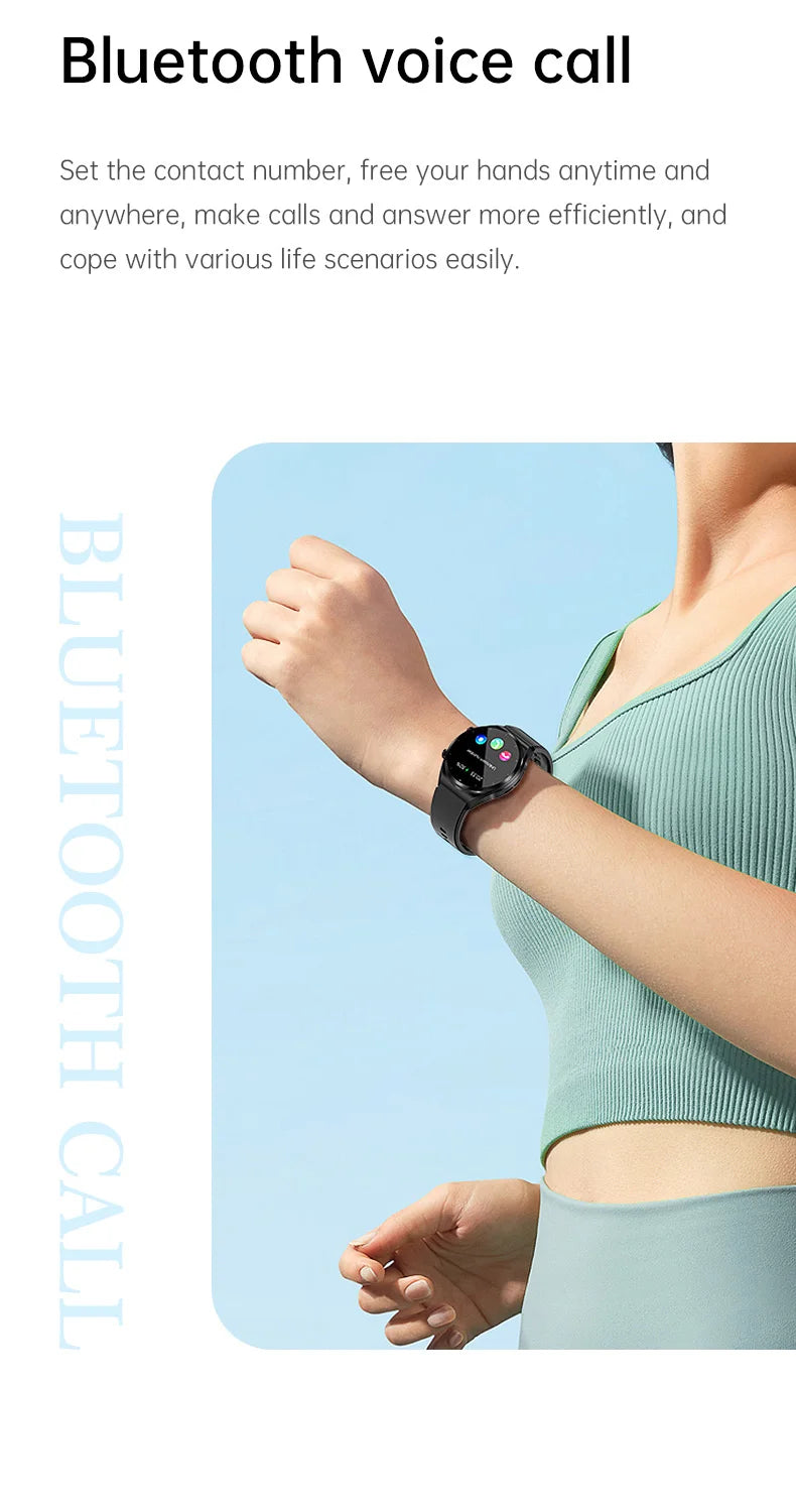 GEJIAN Reloj Inteligente ECG HRV IP67