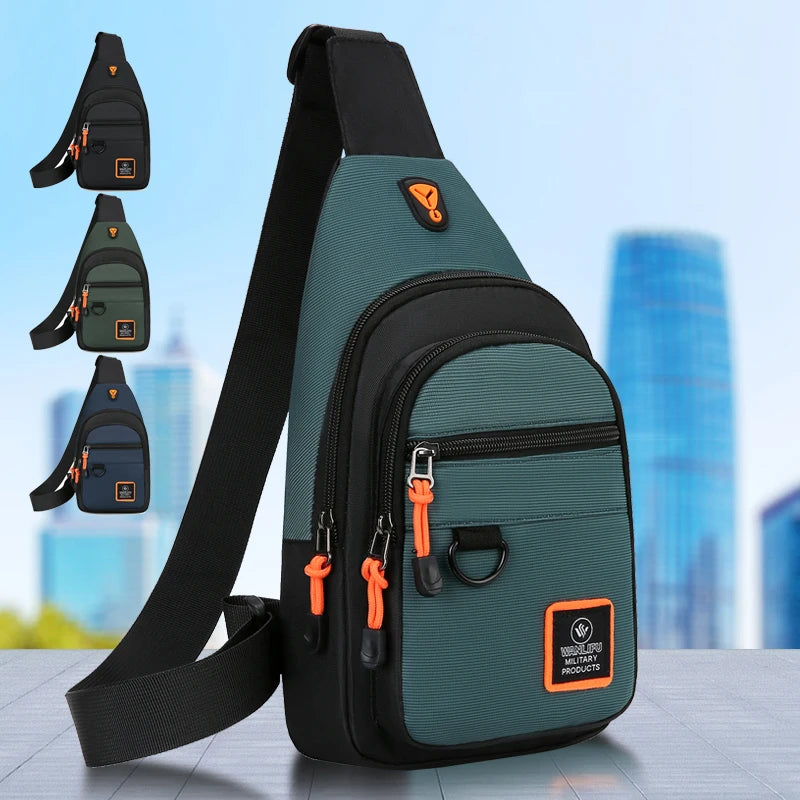 Bolso Deportivo Cruzado Impermeable para Ciclismo y Senderismo