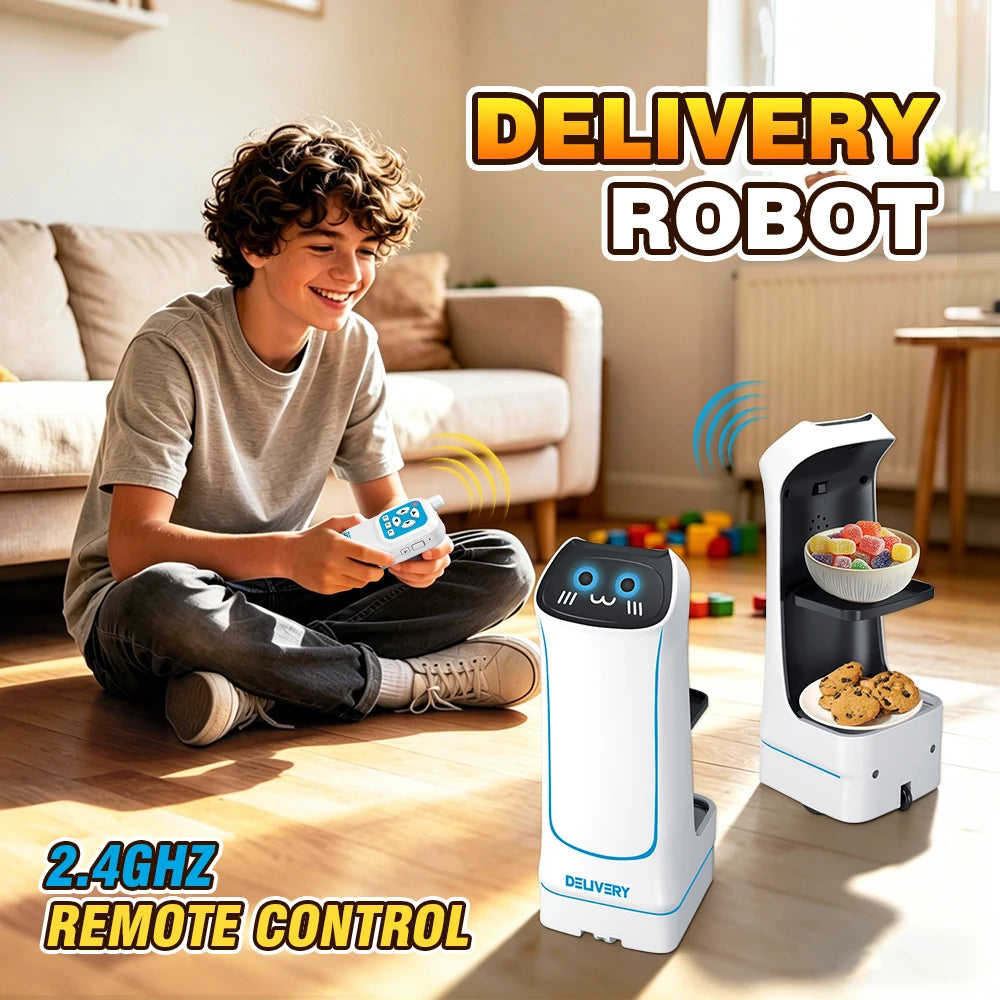 Robot de Servicio a Control Remoto 2.4GHz con Luces y Sonido