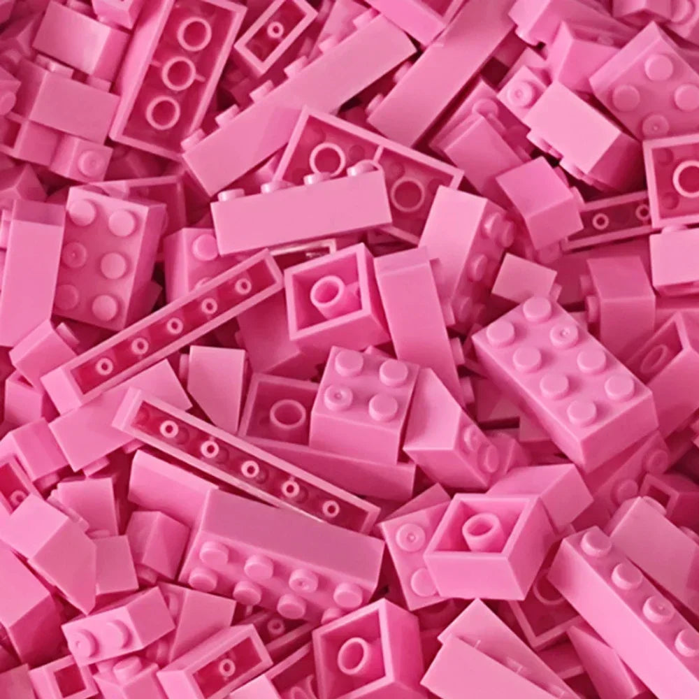 120/240 Uds. Juego de bloques de construcción a granel ciudad ladrillos clásicos montaje colorido DIY juguete creativo juguete educativo interactivo para niños