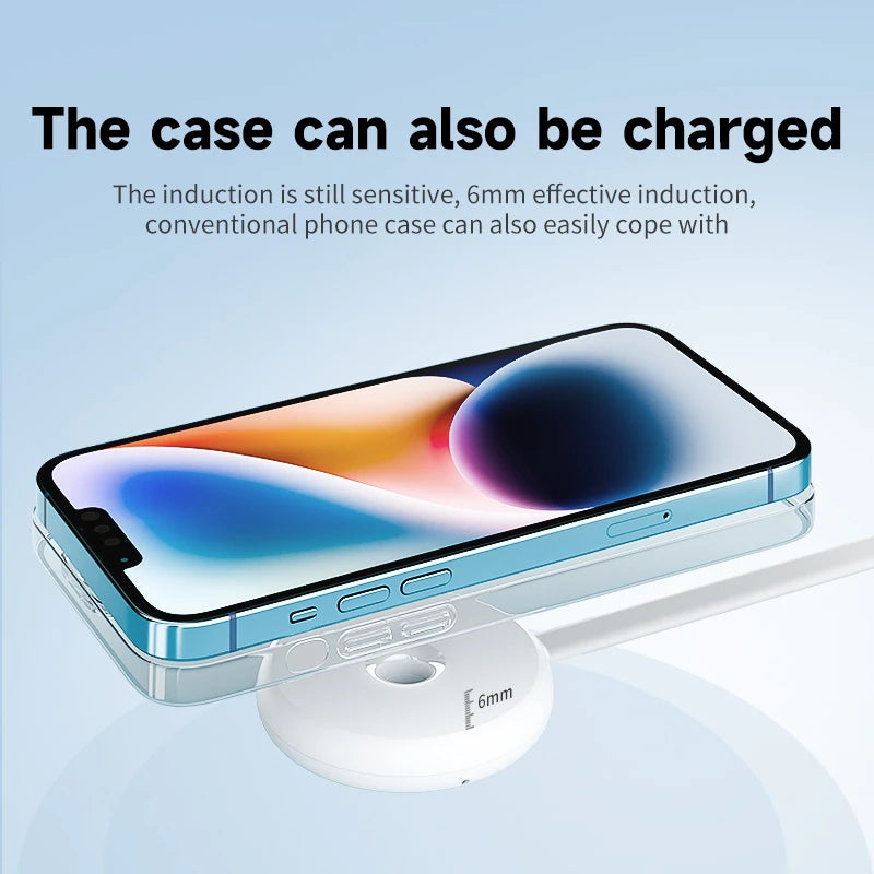 Cargador Inalámbrico Magnético Lenovo 15W con Soporte Plegable