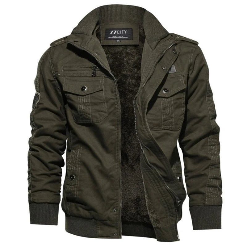 Chaqueta Táctica para Hombre con Múltiples Bolsillos