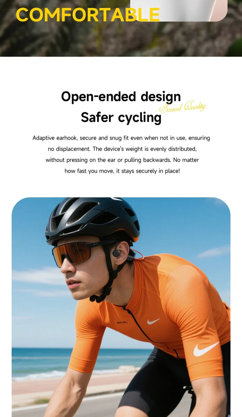 Auriculares de Conducción Ósea IPX8 Bluetooth Deportivos