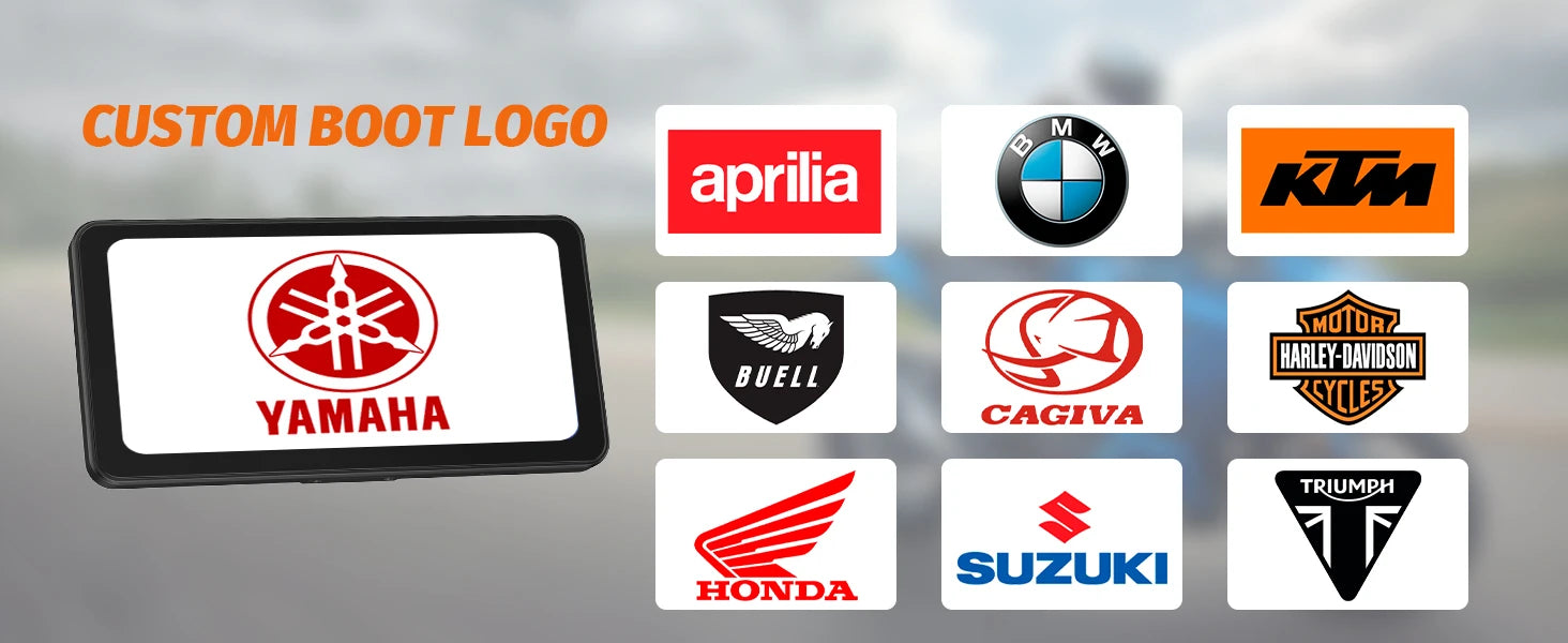 Pantalla táctil inalámbrica del navegador GPS del coche de Apple Carplay/Android de la motocicleta portátil de 6,25 pulgadas